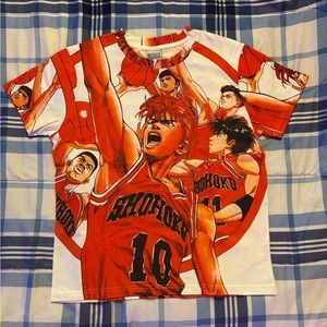 Bravest Studios Shohoku Basketball Anime Tee Sz S